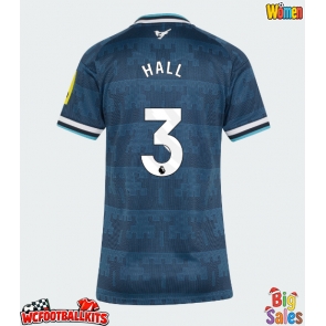 Newcastle United Lewis Hall #3 Replica Away Stadium Shirt for Women 2026-27 Short Sleeve
